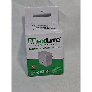 MaxLite WiFi Smart Wall Plug (Google and Alexa Compatible) NEW SEALED IN BOX
